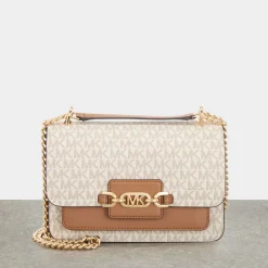 Clearance Heather Large Logo-Canvas Shoulder Bag Women Crossbody Bags|Shoulder Bags