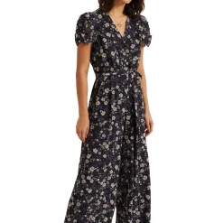 Outlet Helene Floral Wide-Leg Jumpsuit Women Jumpsuits