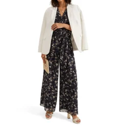 Outlet Helene Floral Wide-Leg Jumpsuit Women Jumpsuits