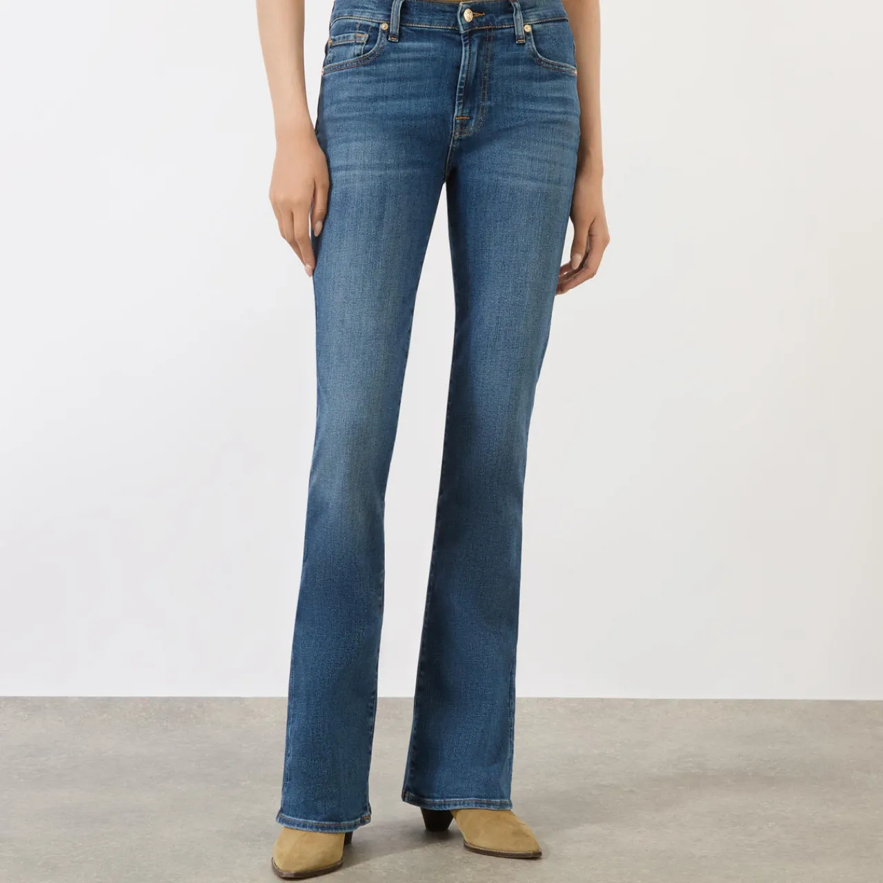 Heritage High-Rise Bootcut Jeans Women Denim