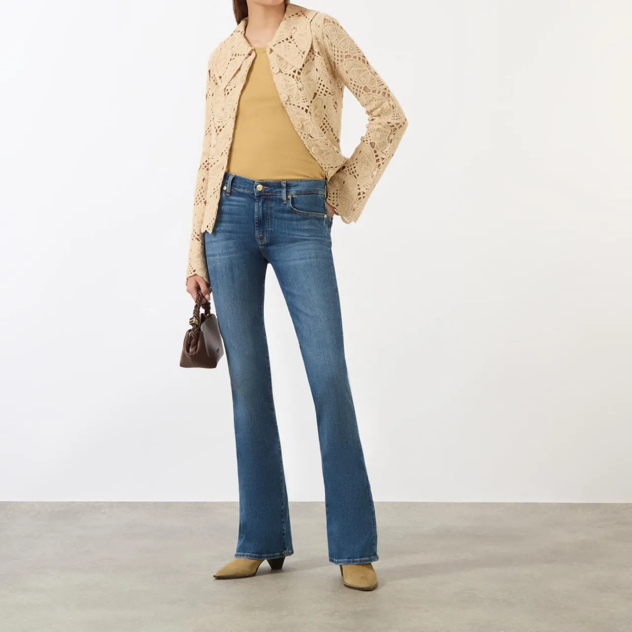 Heritage High-Rise Bootcut Jeans Women Denim