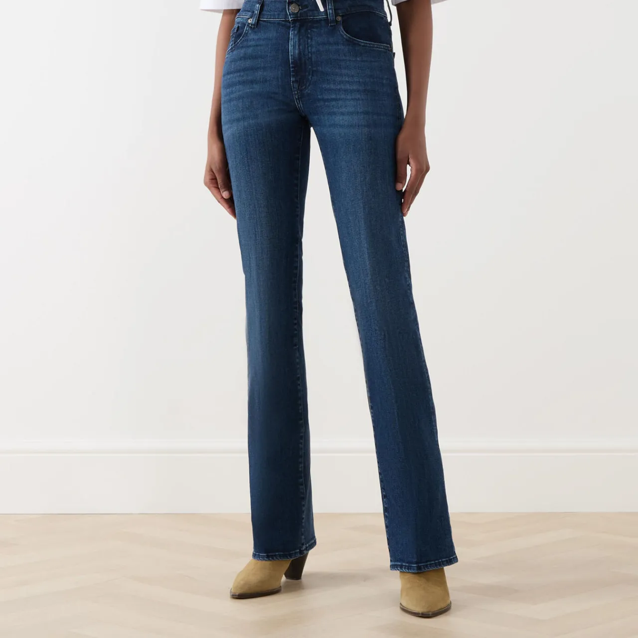 Outlet Heritage High-Rise Bootcut Jeans Women Denim
