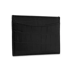 Hot High Shine Croc-Effect Cardholder Women Wallets