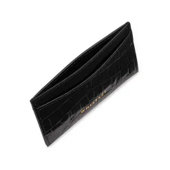 Hot High Shine Croc-Effect Cardholder Women Wallets
