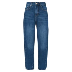New High Waist Barrel Leg Jean Women Denim