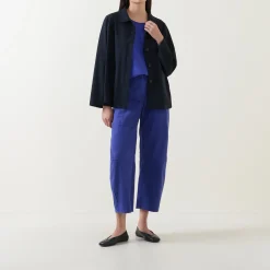 Clearance High-Rise Barrel Leg Trousers Women Trousers & Shorts