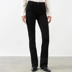 Discount High-Rise Bootcut Jeans Women Denim