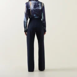 High-Rise Bootcut Trousers Women Trousers & Shorts