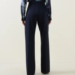High-Rise Bootcut Trousers Women Trousers & Shorts