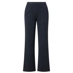 Discount High-Rise Check Wide Leg Trousers Women Trousers & Shorts