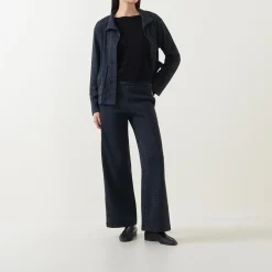 Discount High-Rise Check Wide Leg Trousers Women Trousers & Shorts