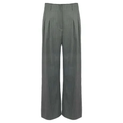 Best High-Rise Pinstripe Trousers Women Trousers & Shorts