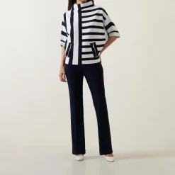 Hot High-Rise Pleated Straight Leg Trousers Women Trousers & Shorts