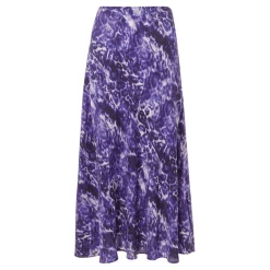 Discount High-Rise Printed Flared Skirt Women Skirts