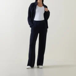 Outlet High-Rise Straight Leg Trousers Women Trousers & Shorts