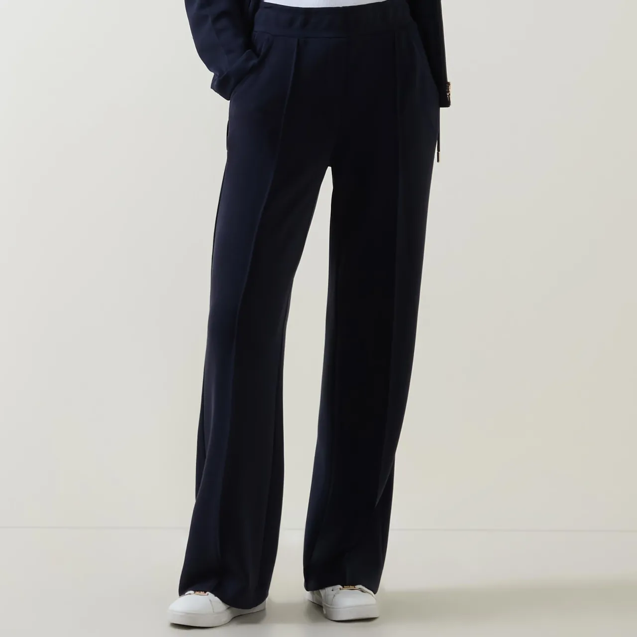 Outlet High-Rise Straight Leg Trousers Women Trousers & Shorts