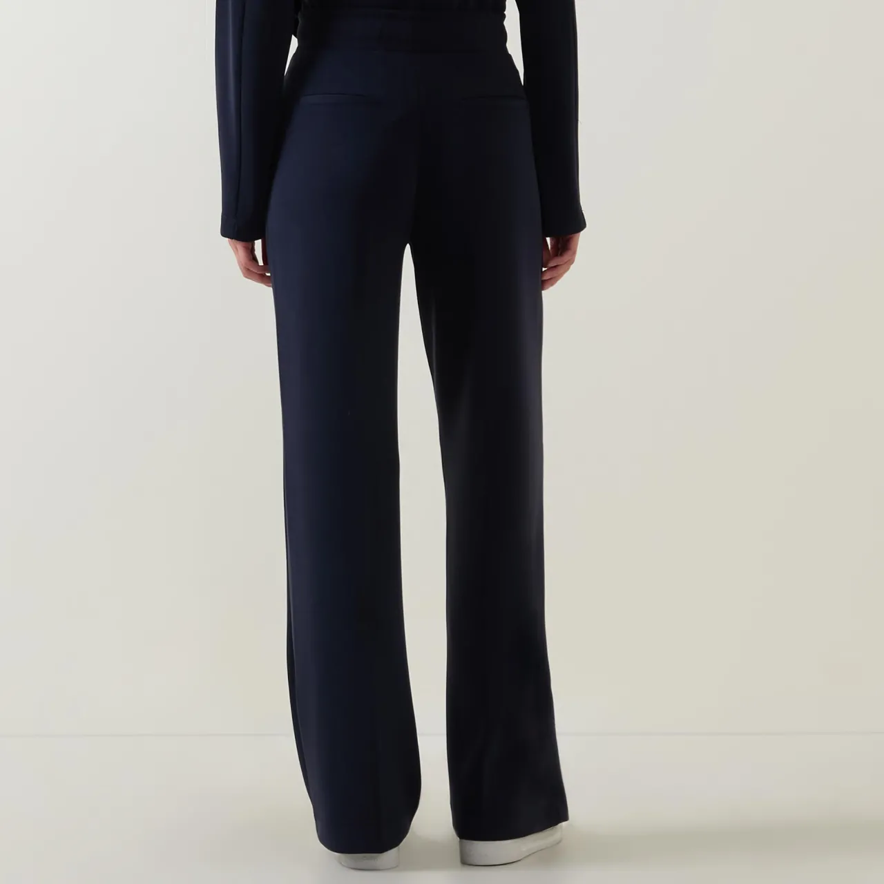 Outlet High-Rise Straight Leg Trousers Women Trousers & Shorts
