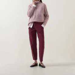 New High-Rise Tapered Trousers Women Trousers & Shorts