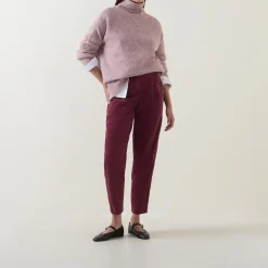New High-Rise Tapered Trousers Women Trousers & Shorts
