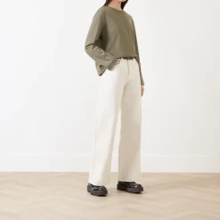 Discount High-Rise Wide Leg Jeans Women Denim