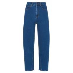 Best High-Waist Barrel Leg Jeans Women Denim