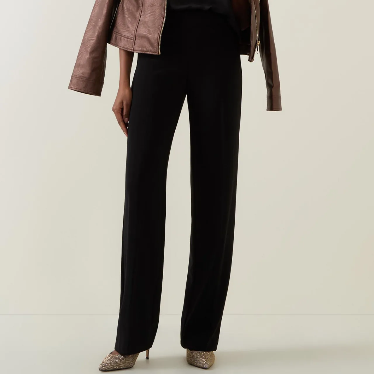 Best High-Waist Wide-Leg Trousers Women Trousers & Shorts