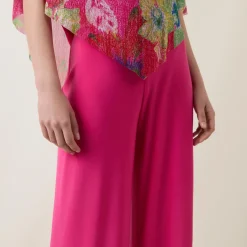 Sale High-Waisted Knitted Wide-Leg Trousers Women Trousers & Shorts