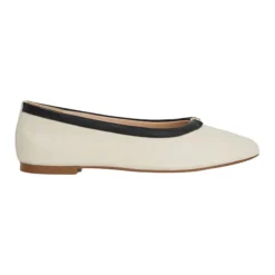 Clearance Honestly Monogrammed Logo Trim Ballet Flats Women Flats