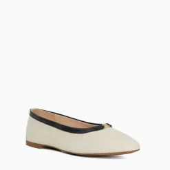 Clearance Honestly Monogrammed Logo Trim Ballet Flats Women Flats