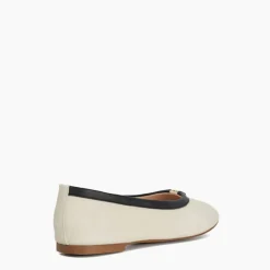 Clearance Honestly Monogrammed Logo Trim Ballet Flats Women Flats