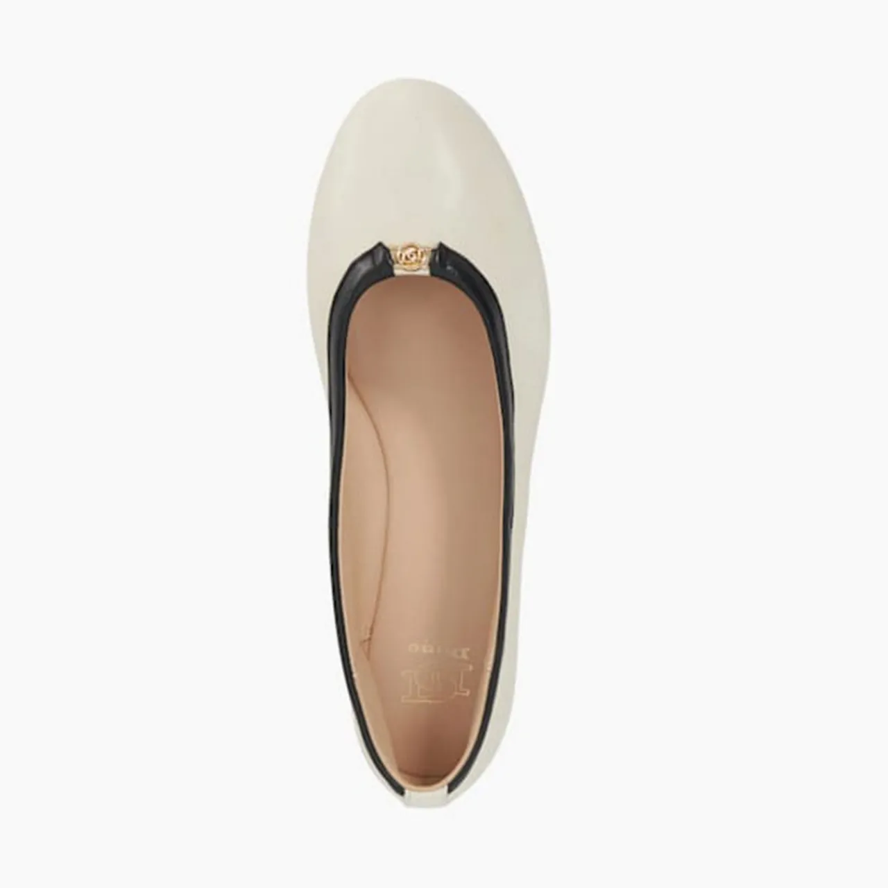 Clearance Honestly Monogrammed Logo Trim Ballet Flats Women Flats