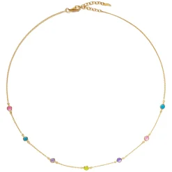 Clearance Hot Rox Multi Gemstone Choker Women Necklaces