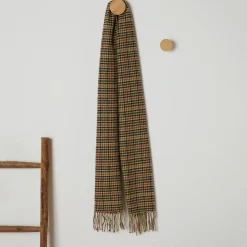 Online Houndstooth Lambswool Scarf Women Scarves