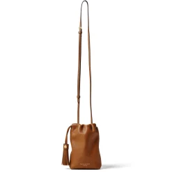 New Hudson Pebbled Leather Crossbody Pouch Women Crossbody Bags