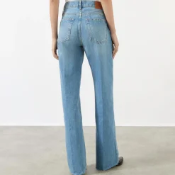 Best Hugh Mid Rise Wide Leg Jeans Women Denim