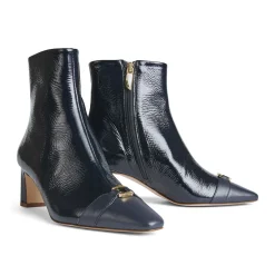 Online Hylda Textured Leather Boots Women Boots