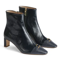 Online Hylda Textured Leather Boots Women Boots