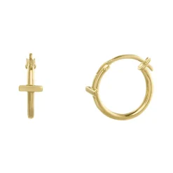 Clearance Icon 9kt Bar Huggies Women Earrings