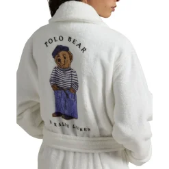 Sale Iconic Bear Pony Logo Robe Women Sleepwear