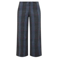 New Ilisan Check Print Cropped Trousers Women Trousers & Shorts