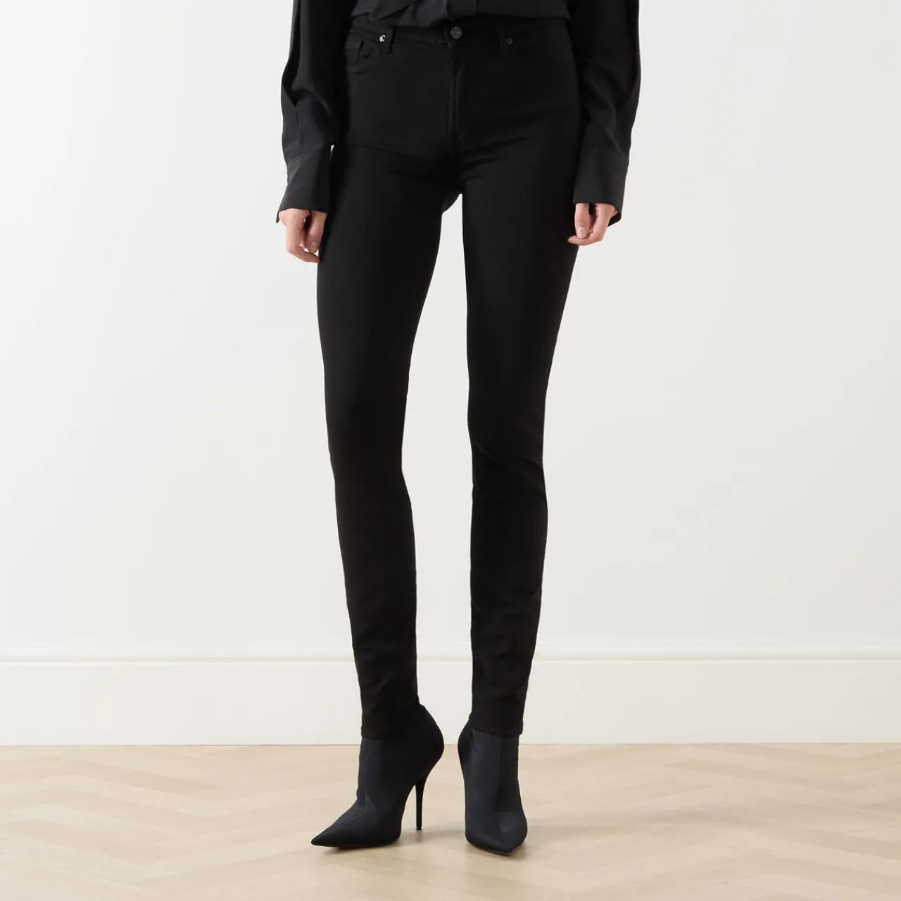 Outlet Illusion High-Rise Skinny Slim Jeans Women Denim