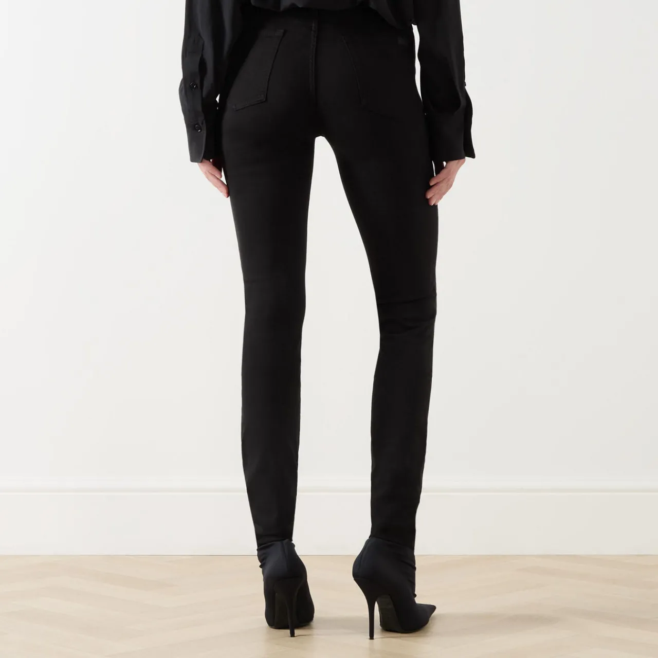 Outlet Illusion High-Rise Skinny Slim Jeans Women Denim