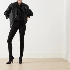 Outlet Illusion High-Rise Skinny Slim Jeans Women Denim