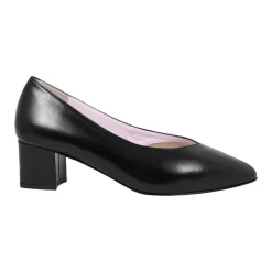 Discount Ingrid Leather Block Heels Women Heels