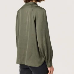 New Ioana Solid Blouse Women Tops