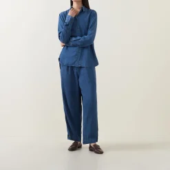 Ishana Denim Shirt Women Tops