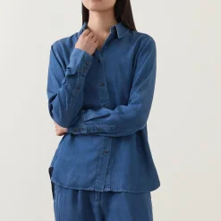 Ishana Denim Shirt Women Tops