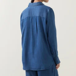 Ishana Denim Shirt Women Tops