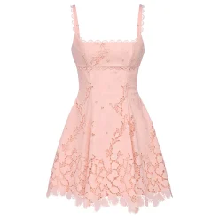 Sale Isla Broderie Anglaise Lace Mini Dress Women Dresses