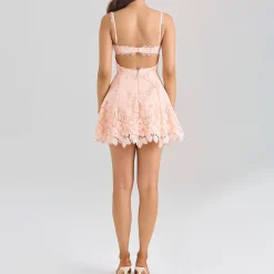 Sale Isla Broderie Anglaise Lace Mini Dress Women Dresses